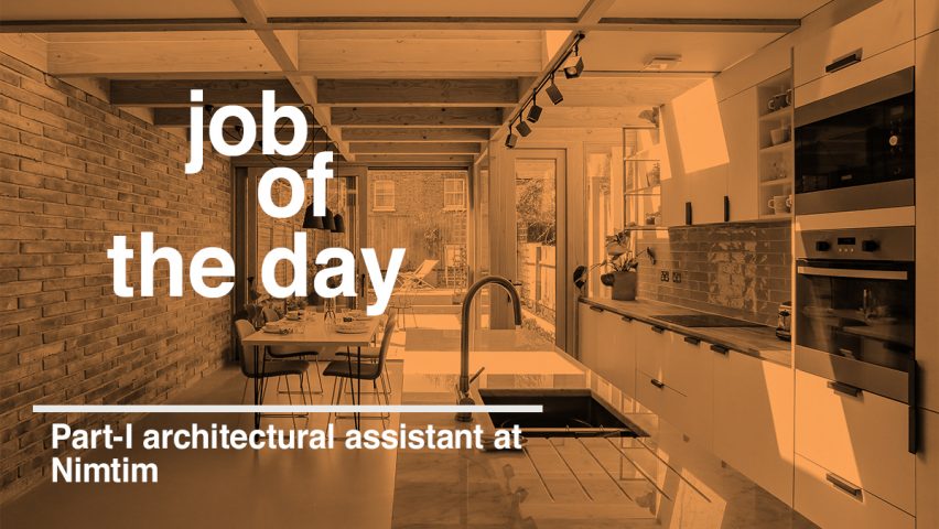 Job of the day: Part-I architectural assistant at Nimtim Architects