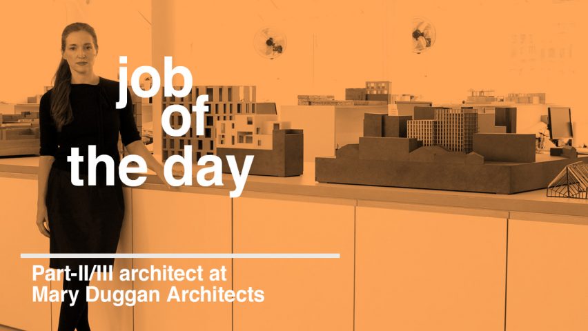 Job of the day: Part-II/III architect at Mary Duggan Architects