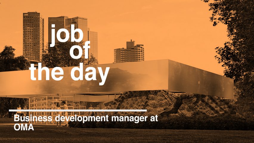 Job of the day: business development manager at OMA
