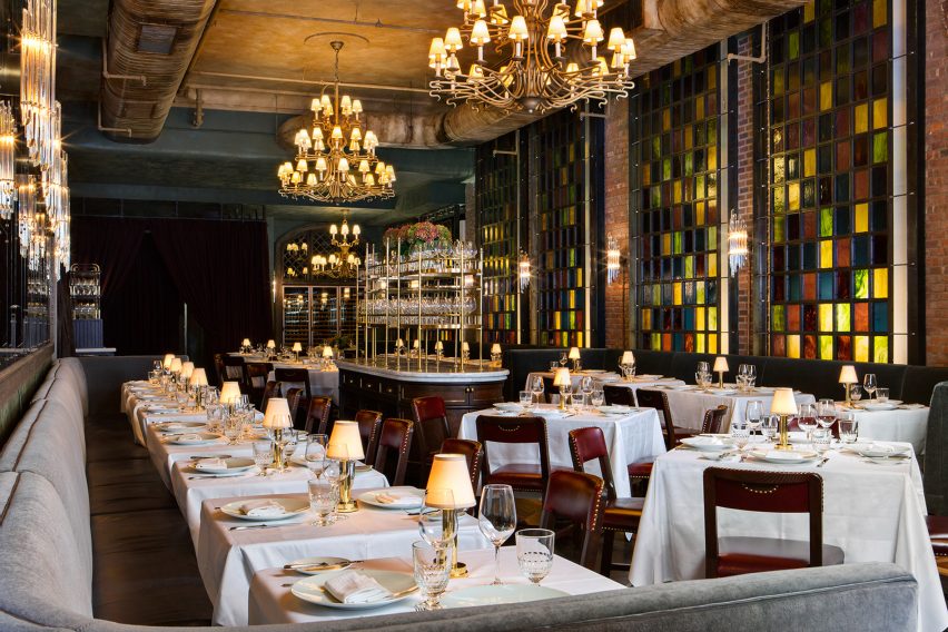 Martin Brudnizki's AHEAD nominated design for the Beekman Hotel in New York