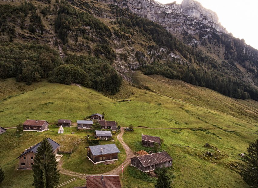 Alpine chapel by IMA, perched along a scenic Austrian meadow