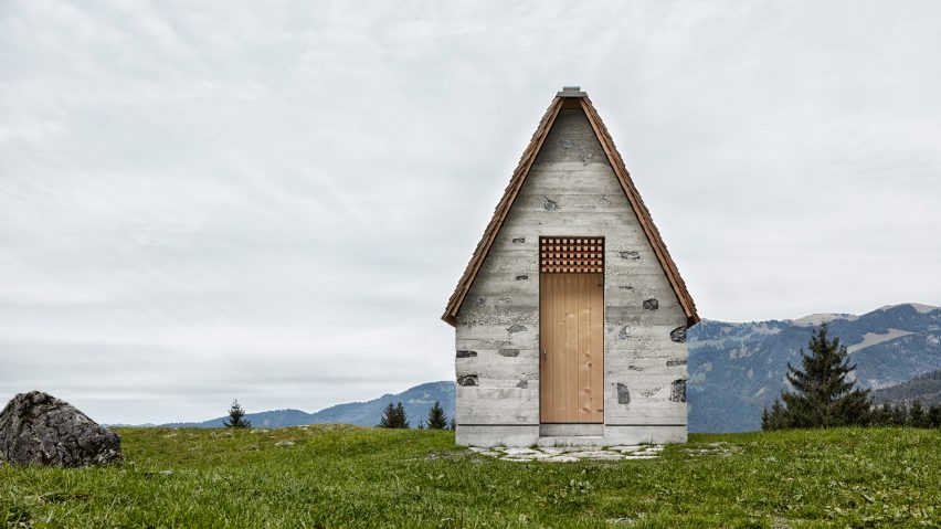 Alpine chapel by IMA, perched along a scenic Austrian meadow