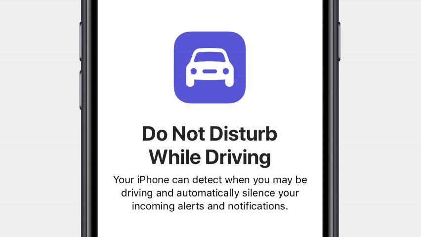 Apple Do Not Disturb while driving feature