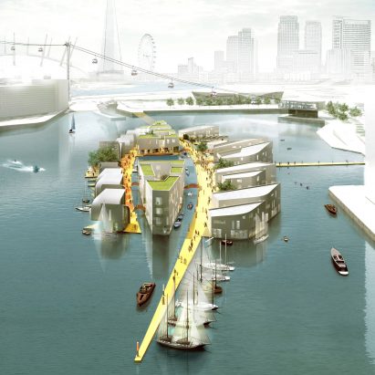 Baca Architects' floating homes