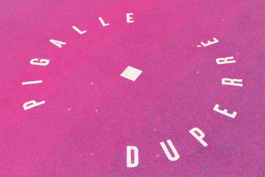 Colourful Paris basketball court, Paris, by Pigalle Duperré