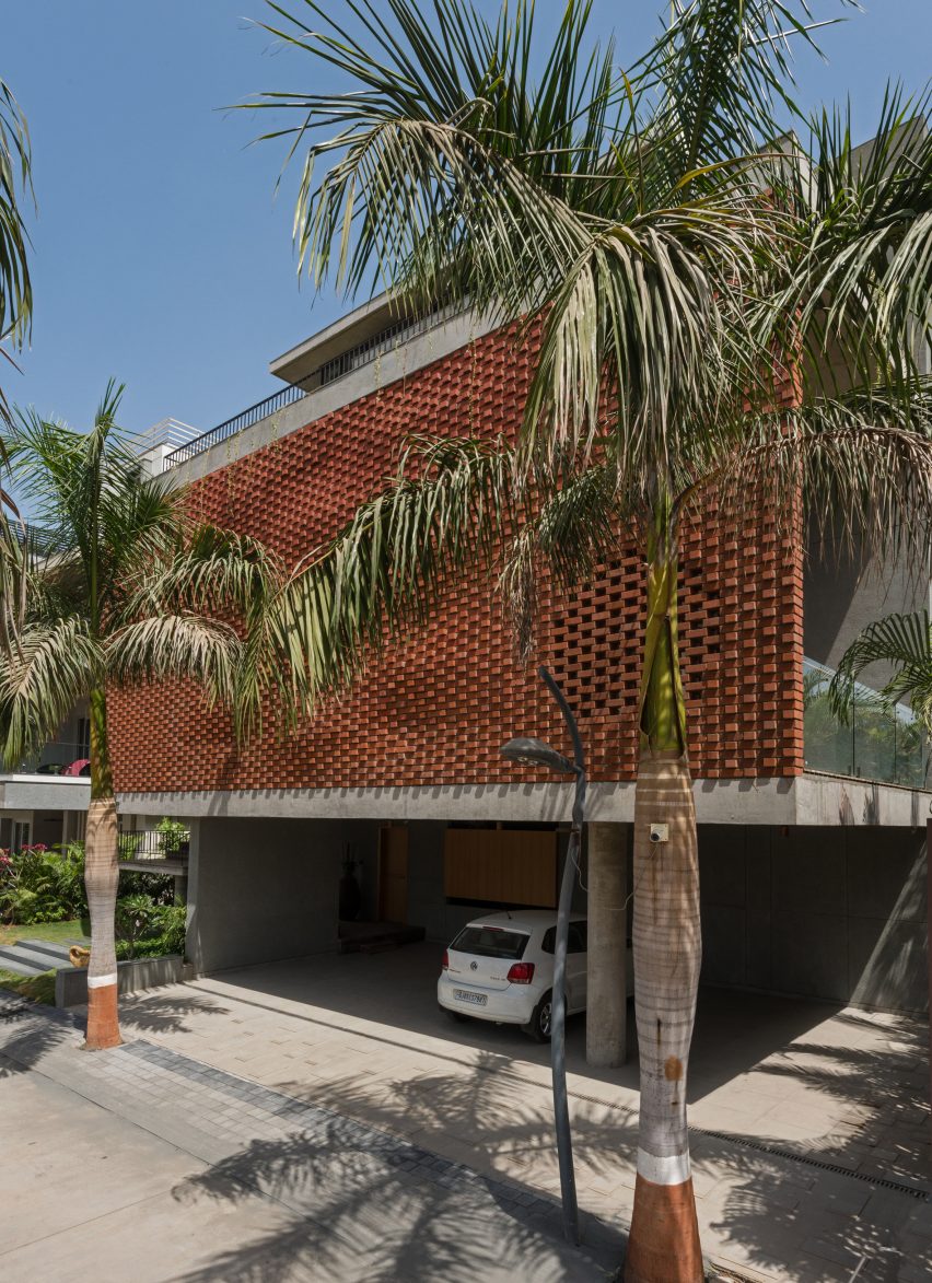 Brick Curtain House by Design Work Group