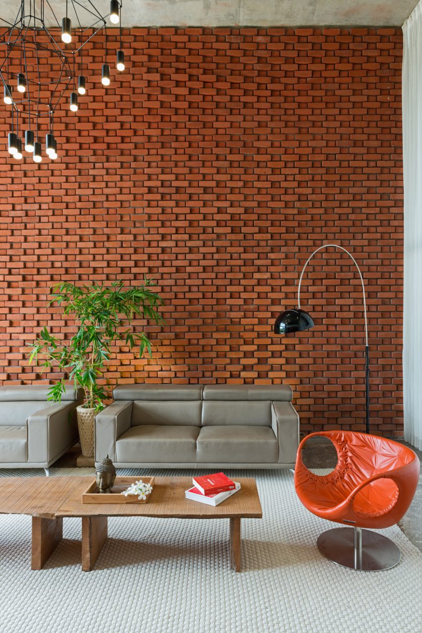 Brick Curtain House by Design Work Group