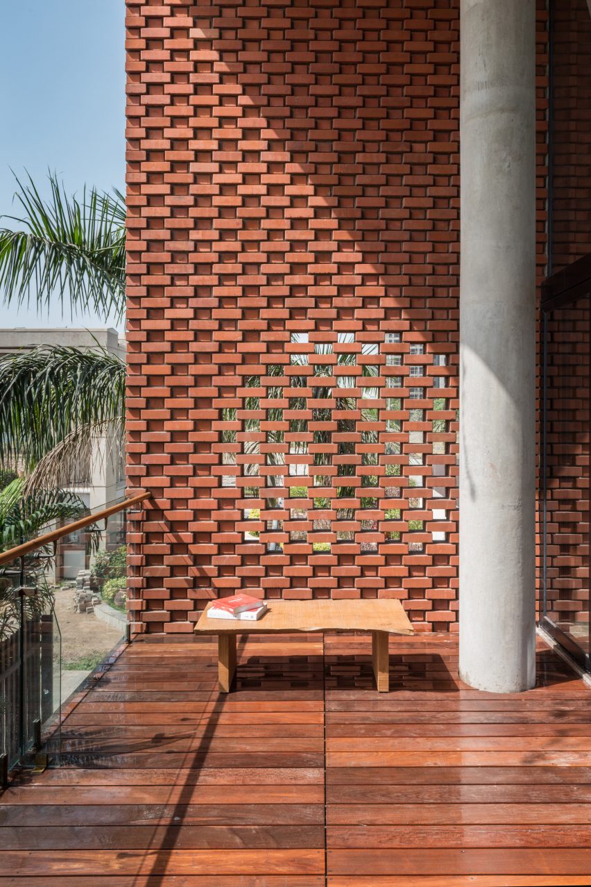 Brick Curtain House by Design Work Group