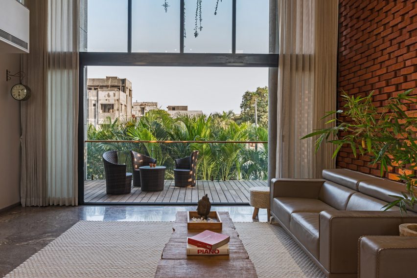 Brick Curtain House by Design Work Group