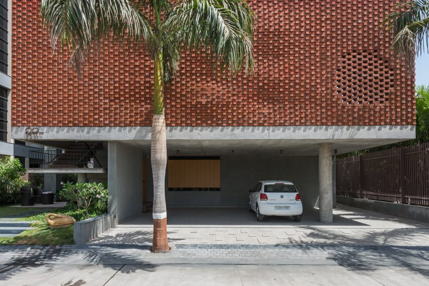 Brick Curtain House by Design Work Group