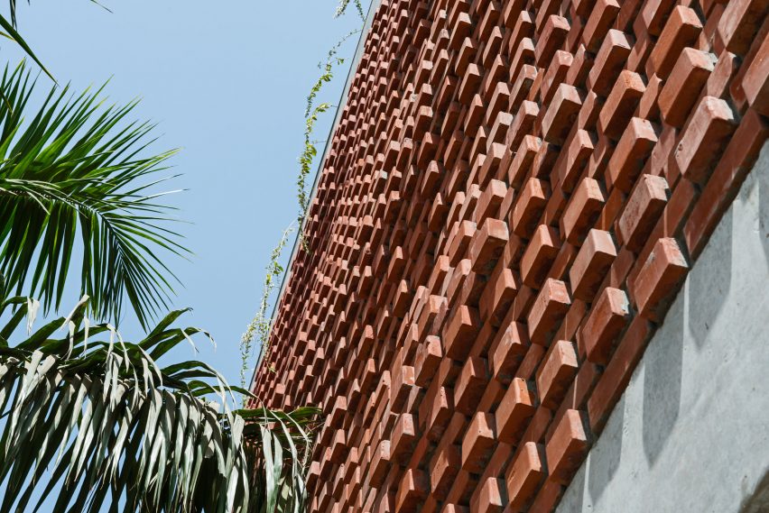 Brick Curtain House by Design Work Group