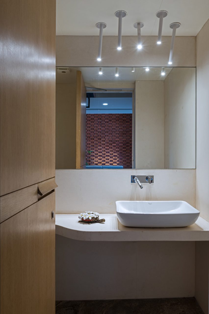 Brick Curtain House by Design Work Group