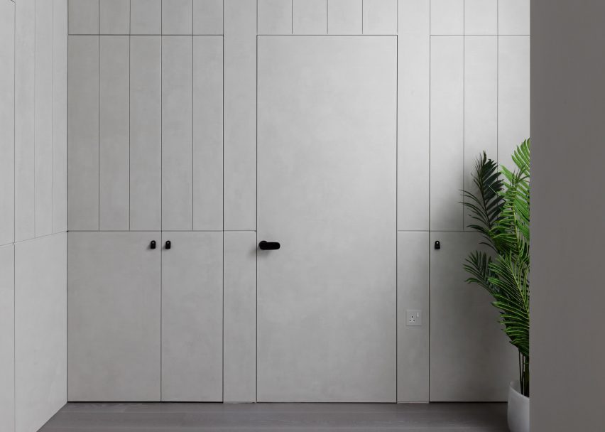 MWAI uses pale grey tones in west London flat renovation for two design enthusiasts