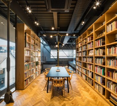 Blacksheep Design Studio complete Hyundai Cooking Library in Seoul