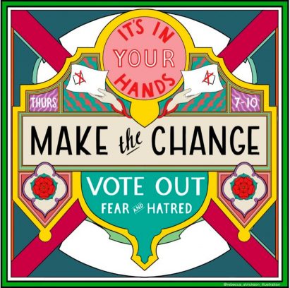UK illustrators create visual messages urging people to go out and vote