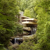 Fallingwater house by Frank Lloyd Wright