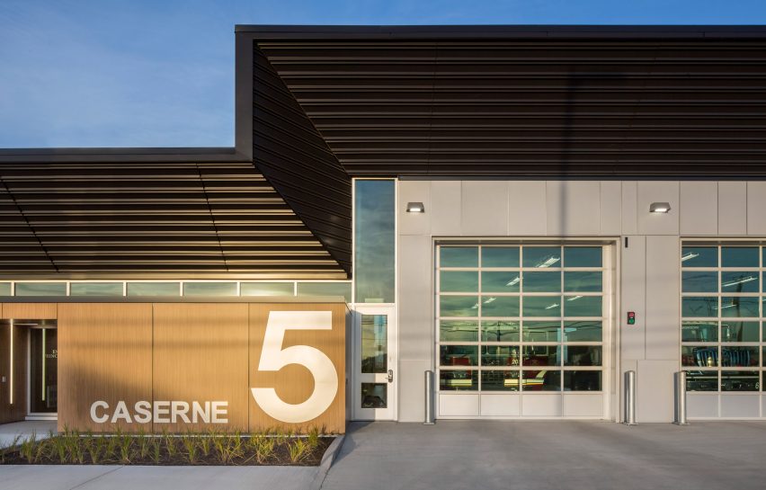 Fire Station #5 by STGM Architects, Quebec, Canada