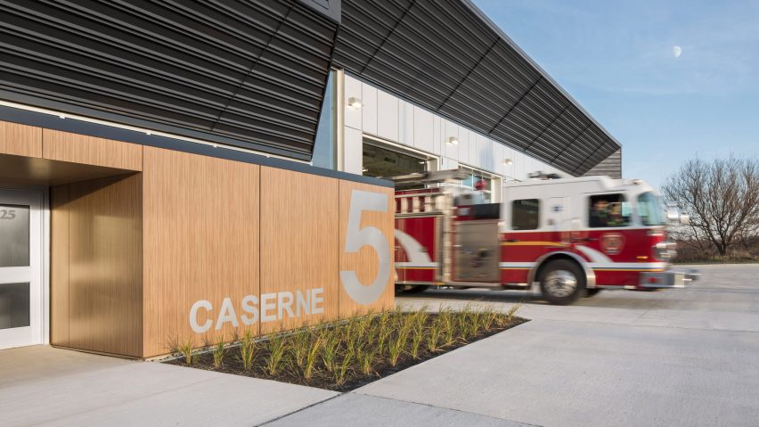 Fire Station #5 by STGM Architects, Quebec, Canada