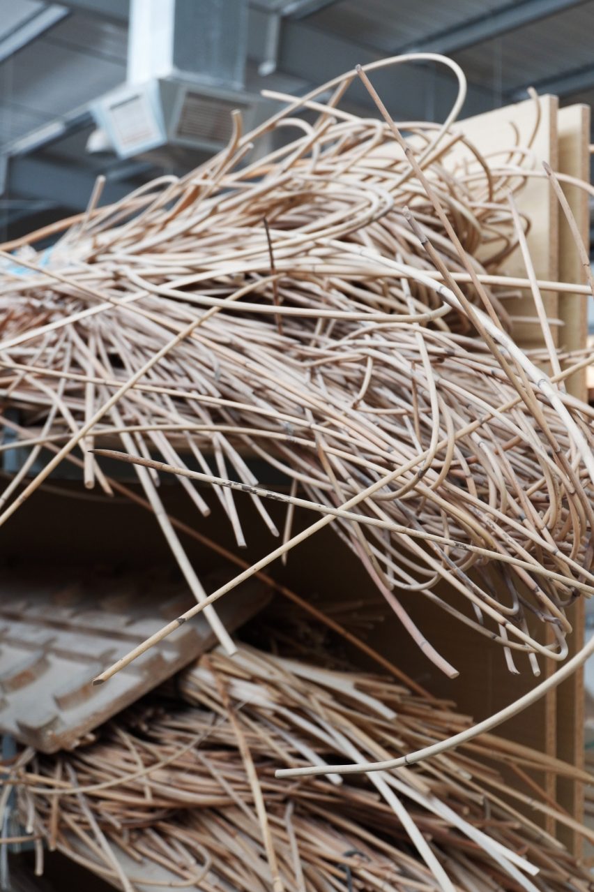 Andrea Mestre's Gandia chair explores the properties of the rattan cane.
