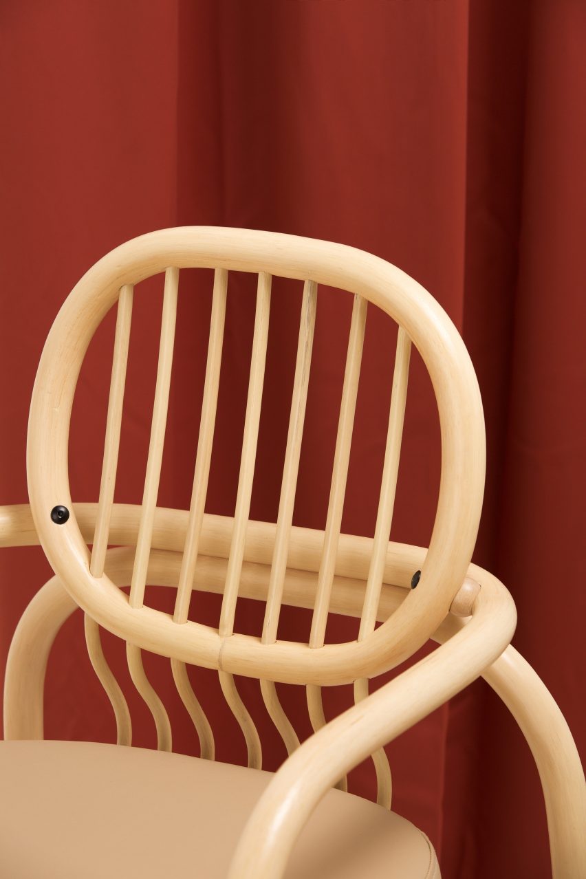 Andrea Mestre's Gandia chair explores the properties of the rattan cane.