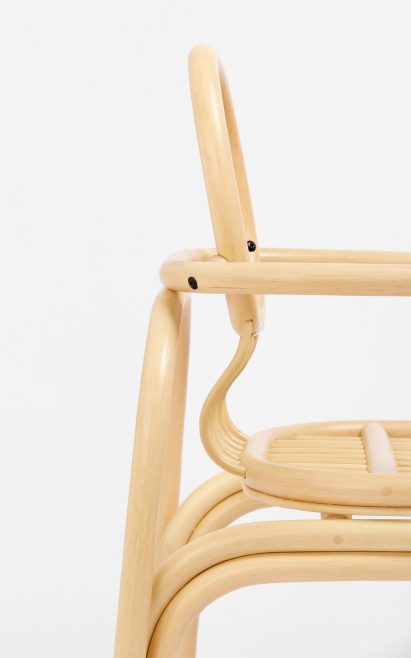 Andrea Mestre's Gandia chair explores the properties of the rattan cane.
