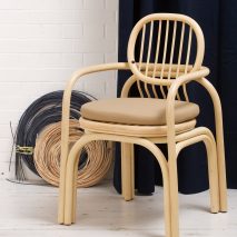 Andrea Mestre's Gandia chair explores the properties of the rattan cane.