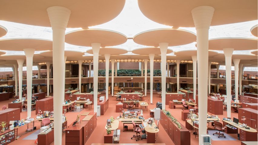 Johnson Wax by Frank Lloyd Wright