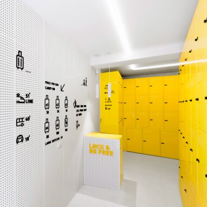 Lock and Be Free Urban locker by Wanna One. Platinum A' Design Award Winner for Interior Space and Exhibition Design Category