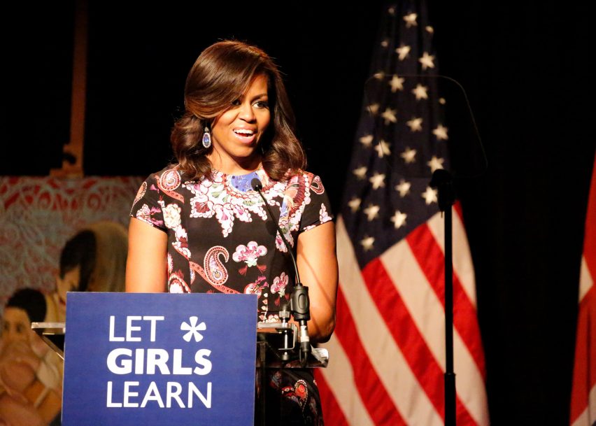 Make room for more women at the table, Michelle Obama tells Apple
