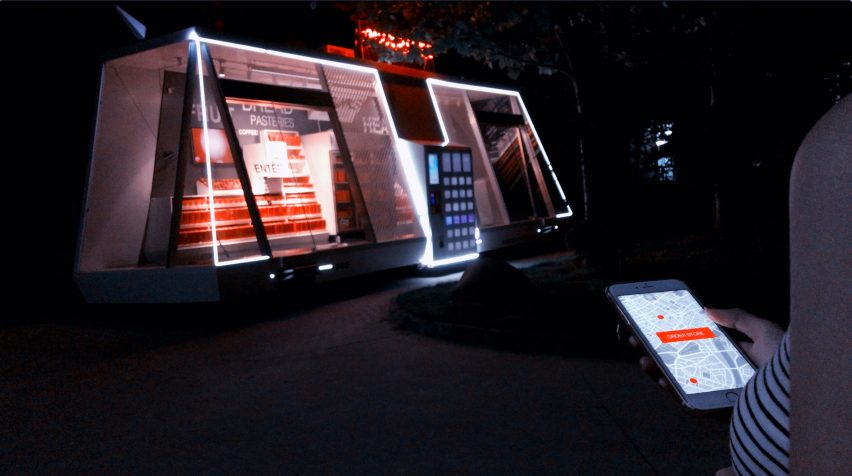 Moby mobile grocery store by Wheelys