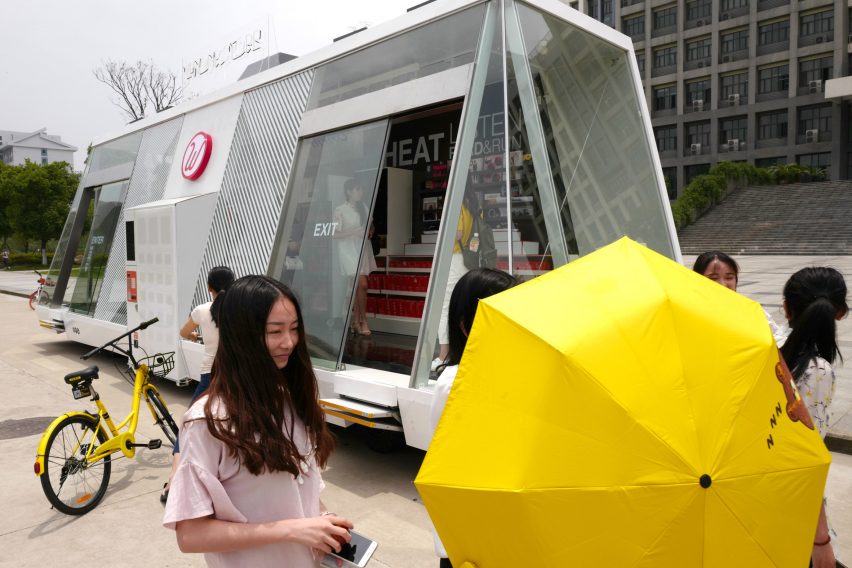 Moby mobile grocery store by Wheelys