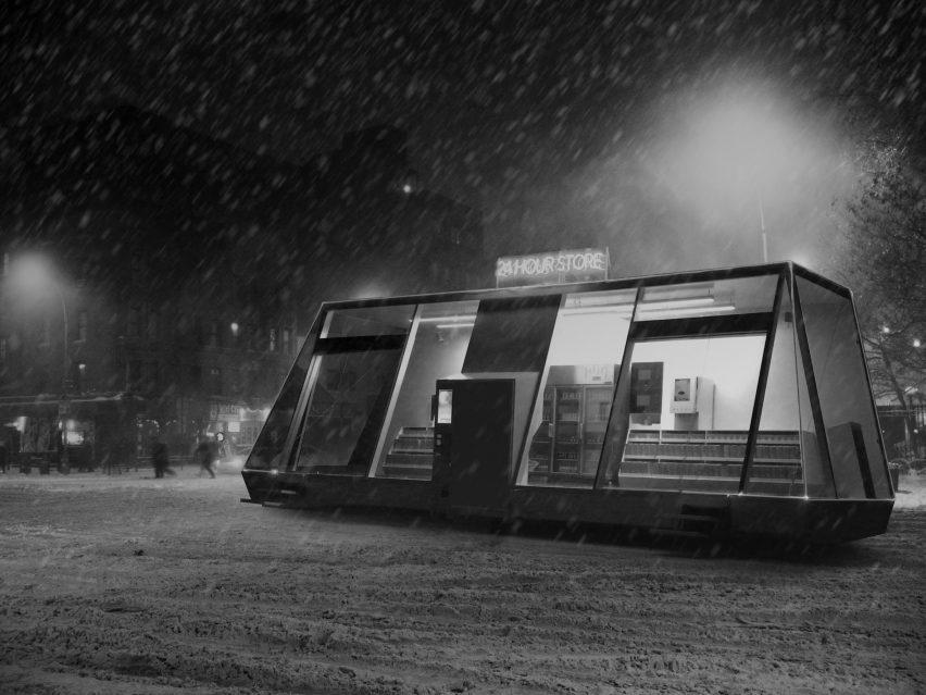 Moby mobile grocery store by Wheelys