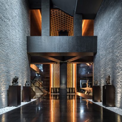 Peninsula Clubhouse Leisure space by Joe Chan for CITIC Real Estate. Golden A' Design Award Winner for Interior Space and Exhibition Design Category