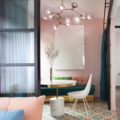 Pinterest roundup pastel interiors