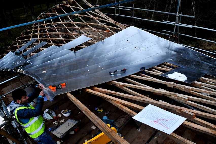 Sawmill Shelter by Architectural Association students, Design + Make programme