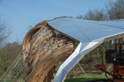 Sawmill Shelter by Architectural Association students, Design + Make programme
