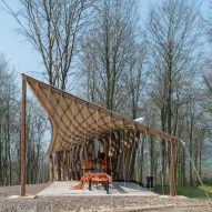 Sawmill Shelter by Architectural Association students, Design + Make programme