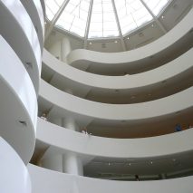 Guggenheim Museum interior by Frank Lloyd Wright