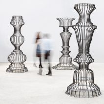 Sou Fujimoto creates ornate bookshelves for Basel installation
