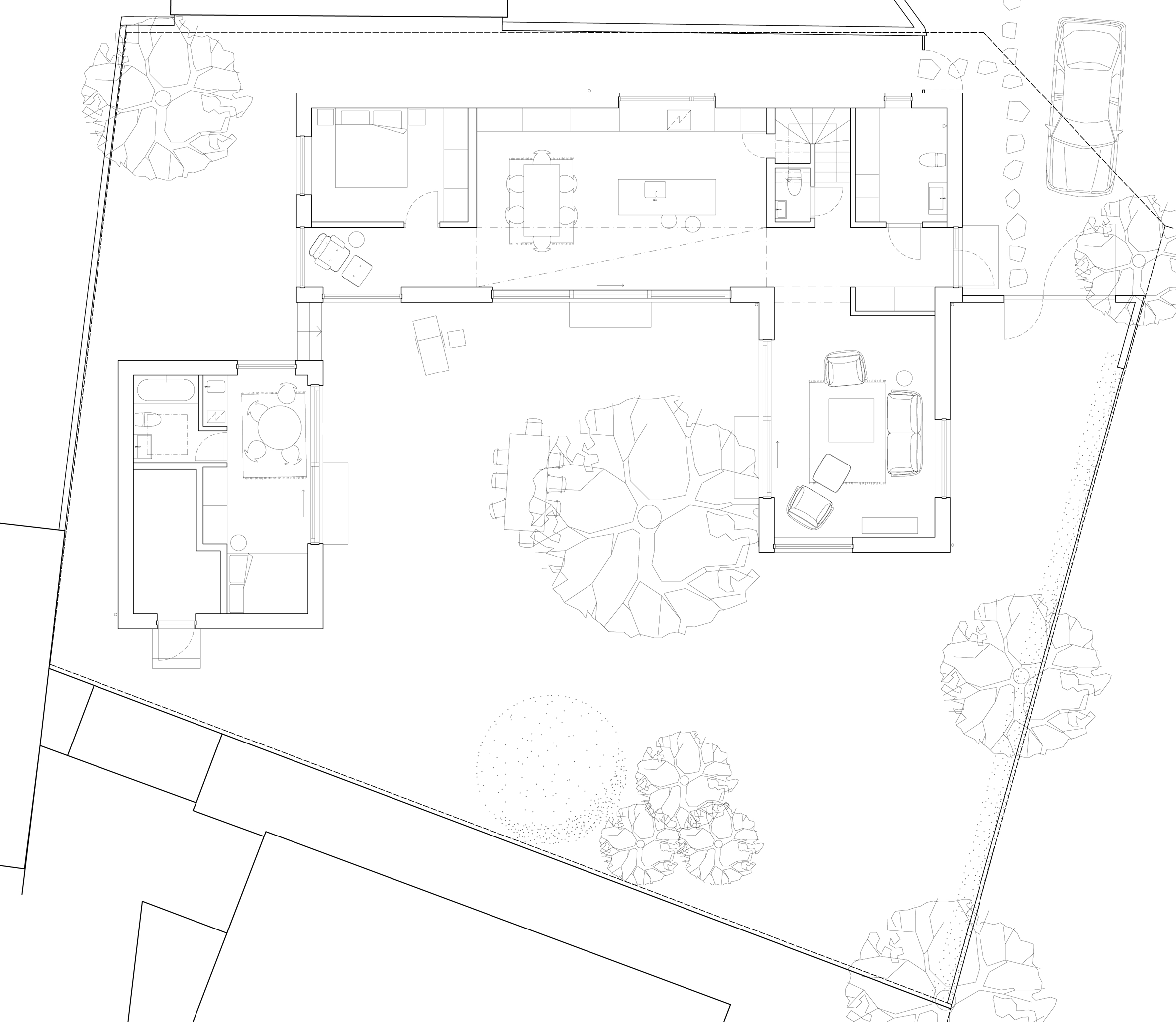 South of Sweden summerhouse by MAKA Arkitektur