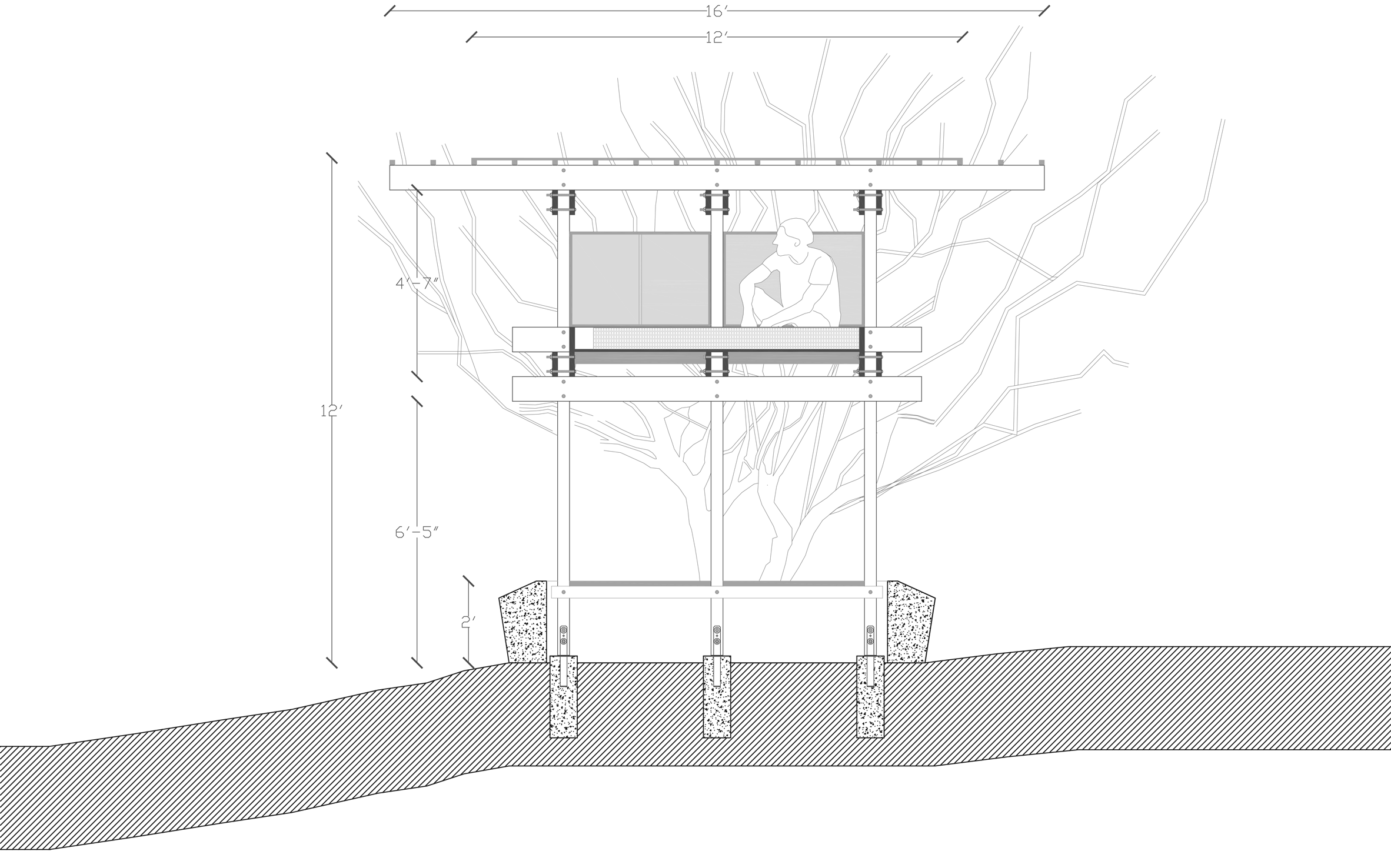 Atalaya Shelter by Jaime Inostroza