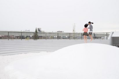 Tenri Station plaza CoFuFun by Nendo