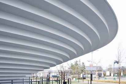 Tenri Station plaza CoFuFun by Nendo