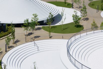 Tenri Station plaza CoFuFun by Nendo