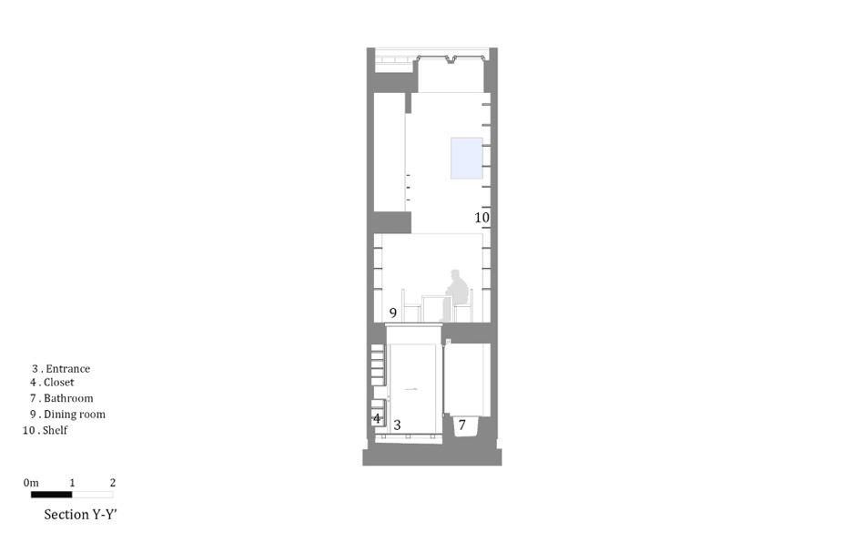 Tiny House in Kobe by FujiwaraMuro Architects