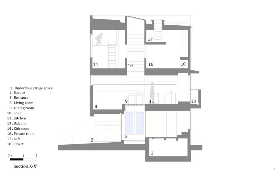 Tiny House in Kobe by FujiwaraMuro Architects