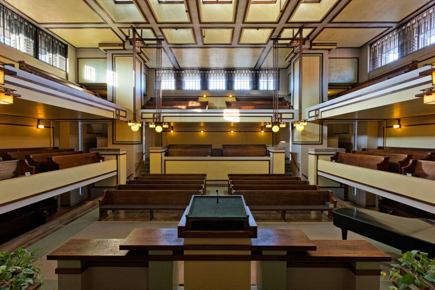 Unity Temple by Frank Lloyd Wright