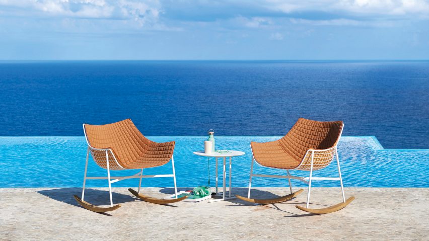 Varaschin adds outdoor rocking chair to Summerset collection