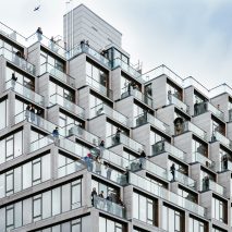 ODA creates stepped terraces at corner of Brooklyn condo building
