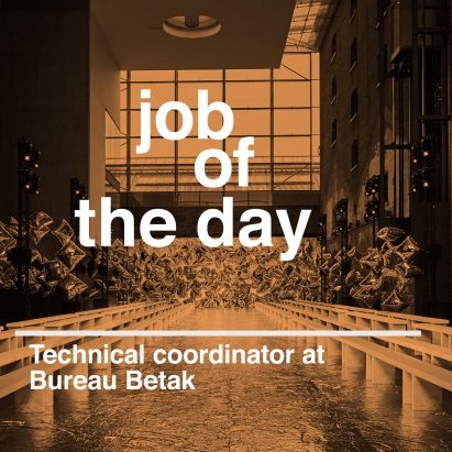 Job of the day: technical coordinator at Bureau Betak